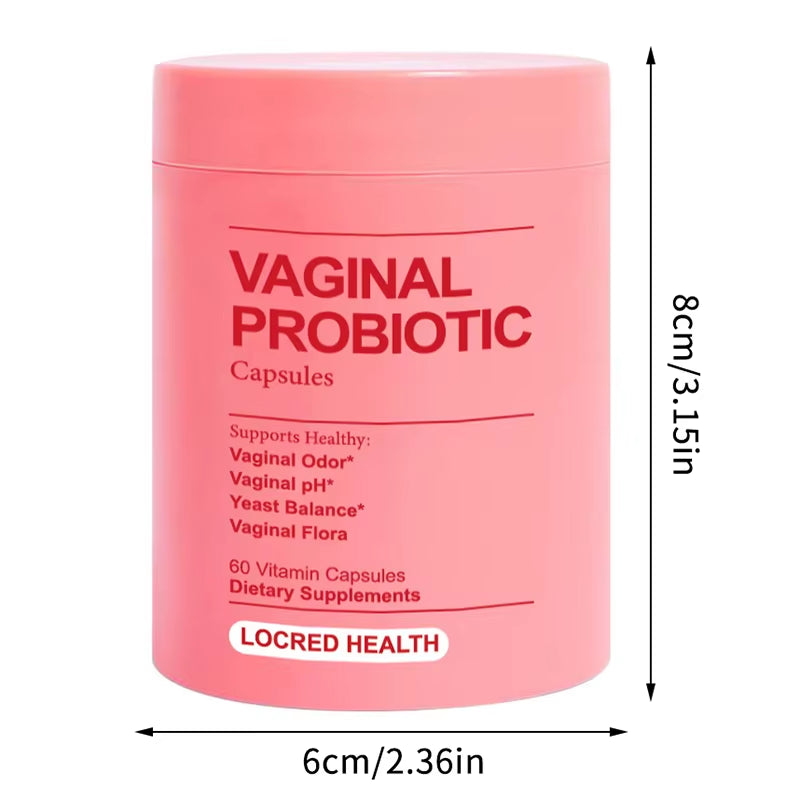 60Pcs Vaginal Probiotics Vitamin for Women PH Balance - Women'S Vaginal Health Supplement for Vaginal Odor & Vaginal Flora