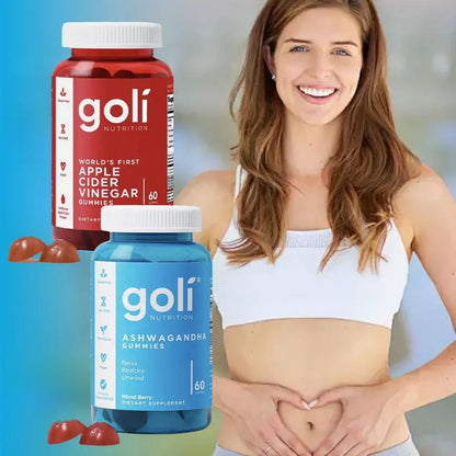 Goli Ashwagandha & Vitamin D Gummy for Improve Immunity & Sleep Quality & Anxiety, and Boost Energy